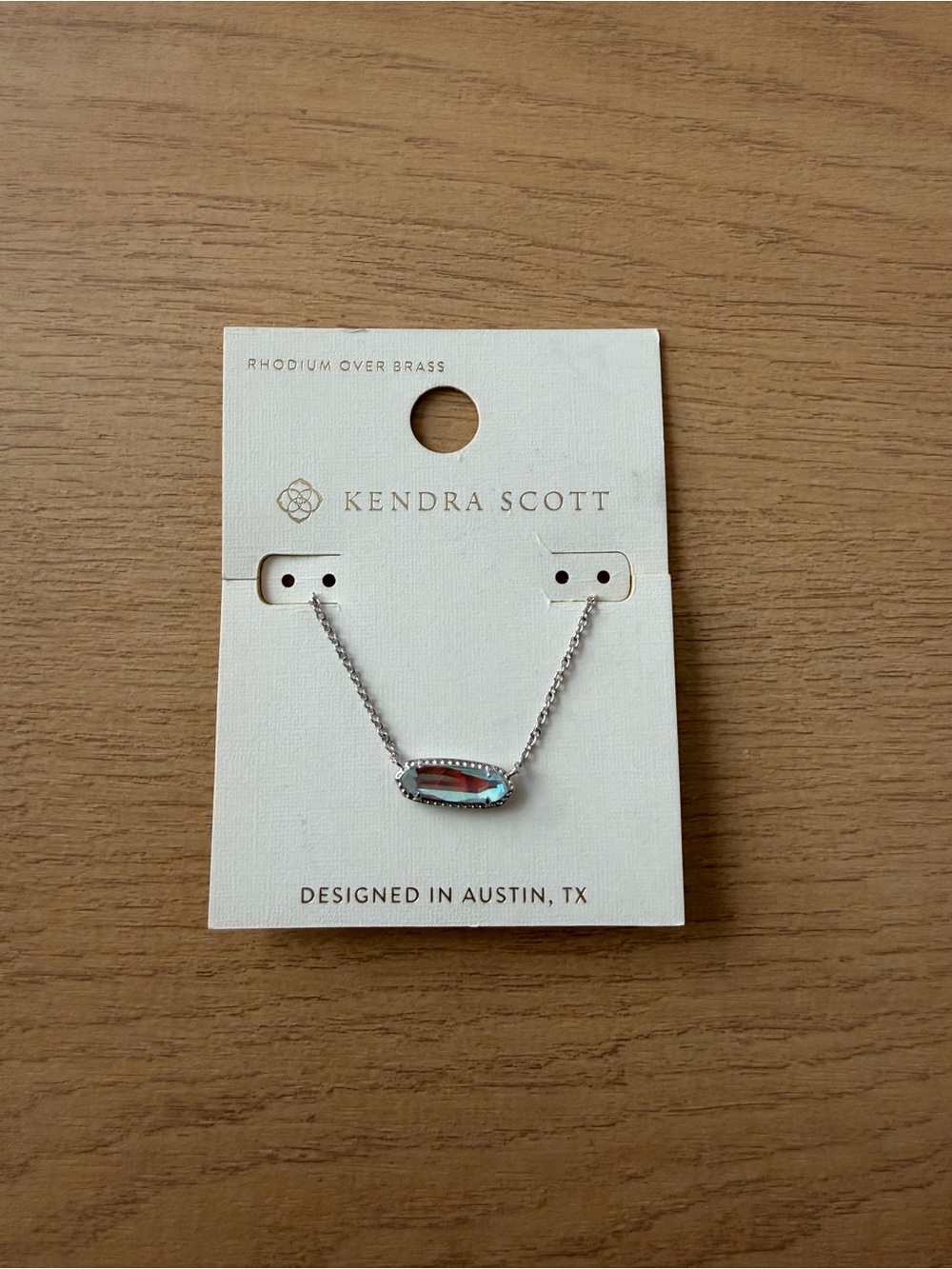 Kendra Scott Iridescent Bar Necklace